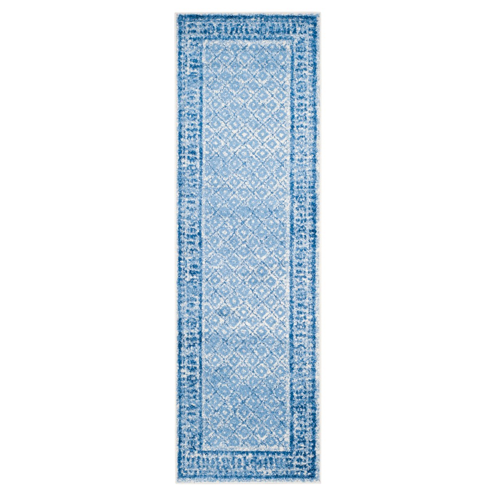 Remi Accent Rug - Silver/Blue (2'6inx6') - Safavieh