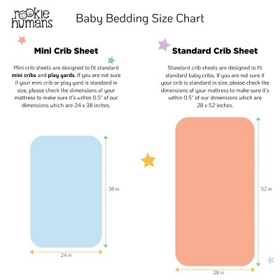 Enchanted Forest Mini Crib Sheet with Woodland Animals, 100% Cotton