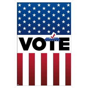 Trends International Vote Framed Wall Poster Prints - 1 of 4