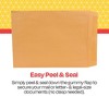 School Smart No Clasp Envelopes with Gummed Flap, 10 x 13 Inches, Kraft Brown, Box of 100 - 3 of 4