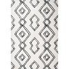 Deia Moroccan Style Diamond Shag Area Rug  - JONATHAN Y - 2 of 4