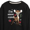 Boys' - Disney - Christmas - I'm Snow Cute Roses Long Sleeve Graphic T-Shirt - 2 of 4