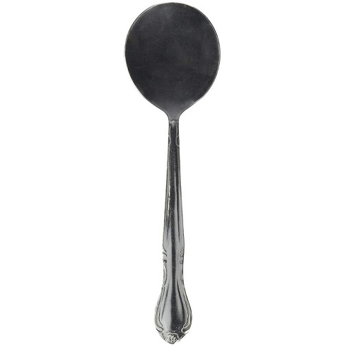 18-0 Stainless Steel Winco 0004-04 12-Piece Elegance Bouillon Spoon Set 