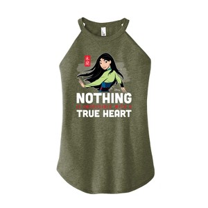 Women's - Disney - Nothing Is Impossible With A True Heart Graphic High Neck Tank - 1 of 2