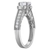 Naturalux 14K Gold 3-stone 2 cttw Lab Grown Diamond Ring - 2 of 4