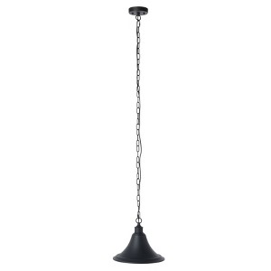 Graylyn 11.8" Outdoor Pendant - PLT7017 - Black - Safavieh - 1 of 3