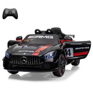 Ride On Car for Kids with Remote Contorl, 12V Licensed Benz AMG Electric Vehicles Battery Powered Sports Car - 1 of 4