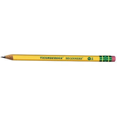 Ticonderoga Beginners Oversized Pencil with Latex-Free Eraser, 13/32 Inch, No 2 Thick Tip, pk of 12