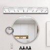 Dolonm Modern Chrome LED Vanity Light, Square Acrylic Lampshades Wall Mount Fixture for Bathroom, Mirror Lighting - 2 of 4