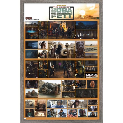 Trends International Star Wars: The Book of Boba Fett - Chapter 3 Framed Wall Poster Prints - image 1 of 4