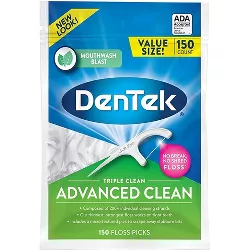 DenTek Triple Clean Floss Picks for Tight Teeth - 150ct