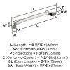 Amerock Bellamy Pull for Cabinets, Drawers, and Furniture - 4 of 4