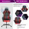 BestMassage Gaming Desk Chair Office Chair Computer Chair with Armrests 360° Swivel Lumbar Support Executive Task Chair for Adults - 3 of 4