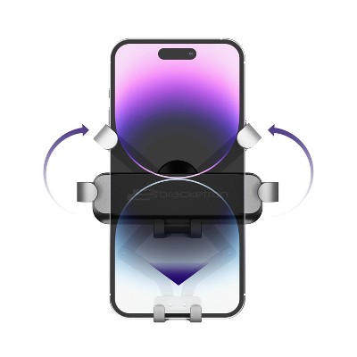 Bracketron AutoGrip Universal Car Vent Mount - Black: Plastic Adjustable Holder