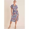 VENUS Womens Side Tie Midi Dress - 2 of 4