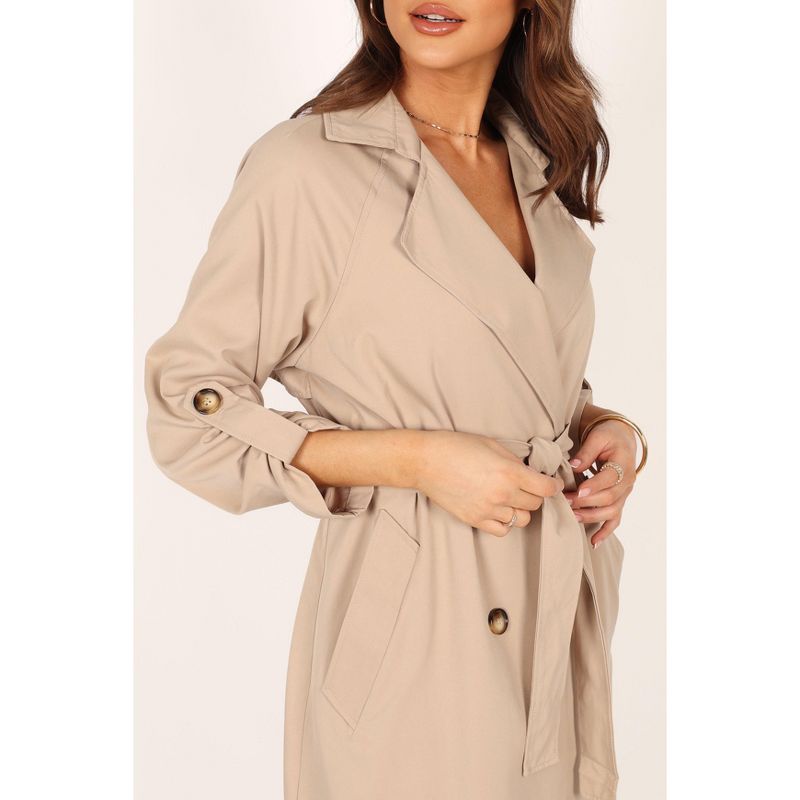 Petal and Pup Womens Montana Trench Coat, 3 of 4