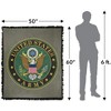 U.S. Army United States Army Eagle Symbol Blanket 50"x60" Woven Tapestry - 2 of 4