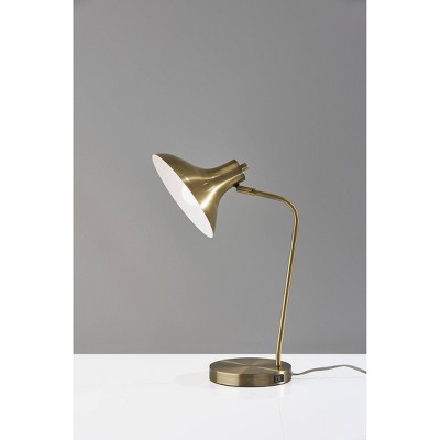 Cleo Desk Lamp Antique Brass - Adesso