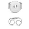 SHINE by Sterling Forever Sterling Silver Crescent & CZ Star Stud Earring Set of 2 - 4 of 4