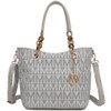 MKF Collection Kissaten Milan “M” Signature Tote Faux Leather Shoulder Bag for Women by Mia K - 2 of 4