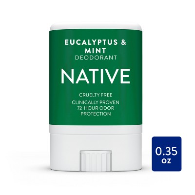 Native Deodorant - Eucalyptus & Mint - Aluminum Free - Trial Size 0.35 oz