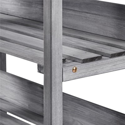 Wasserdichte Abdeckung Für Pflanzbank / Gartentisch – 115x51x124 Cm, Aus Oxford-Gewebe, Mit Griffen & Zugband
