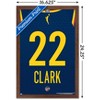 Trends International WNBA Indiana Fever - Caitlin Clark Jersey Framed Wall Poster Prints - 3 of 4