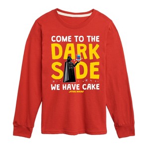 Boys' - Star Wars - Come To The Dark Side Long Sleeve Graphic T-Shirt - 1 of 4