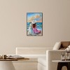 Art Remedy Girl and Her Best Friend Colorful Coastal Wall Art Framed - 2 of 4