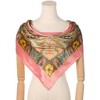 Elerevyo Women's Satin Large Paisley Symmetric Silk Square Scarf Head Wrap Bandanas 35.4" X 35.4" - 2 of 4