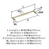 Amerock Enlivity Pull for Cabinets, Drawers, and Furniture - 3 of 4