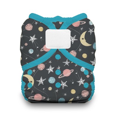 Image of Thirsties | Duo Wrap HL Pack of 1 - Stargazer Multicolored Diaper Cover, Size One (6-18 lbs)