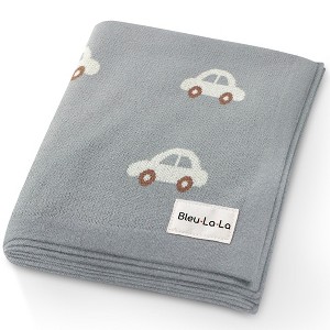 Baby Blanket for Boys100% Luxury Cotton Soft Knit Swaddle Blanket for Newborns and Infants Baby Boys and Girls - 1 of 4