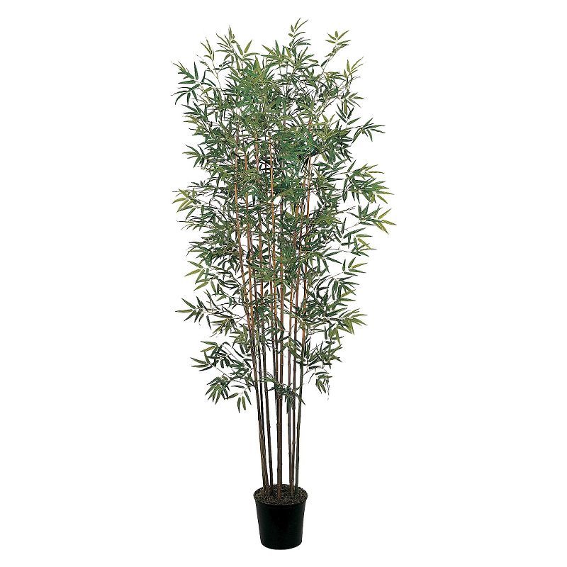 Nearly Natural 6' Mini Bamboo Silk Tree, 1 of 5