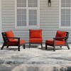 WestinTrends Avalon Outdoor Patio HDPE Sectional Sofa with Patio Cushions - 2 of 4