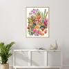 Amanti Art Flowering Succulent and Cacti Garden by Uta Krogmann Canvas Wall Art Print Framed - 4 of 4