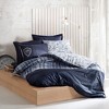 Sussexhome Masculine Collection Duvet Cover Set | Red, Full Size Duvet Cover, 1 Duvet Cover, 1 Fitted Sheet and 2 Pillowcases - 2 of 4