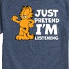 Men's - Garfield - Pretend I'm Listening Short Sleeve Graphic T-Shirt - 2 of 4