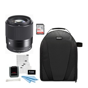 Sigma 30mm F1.4 DC DN Contemporary Lens for Nikon Z Mount w/Camera Bag Bundle - 1 of 4
