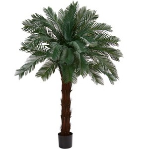 Nearly Natural 6-ft Cycas Artificial Tree, UV Resistant (Indoor/Outdoor) - 1 of 2