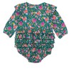 RuffleButts Baby Toddler Girls Long Sleeve Flutter Bubble Romper - 2 of 4