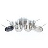 Cuisinart Professional Series 11pc Stainless Steel Cookware Set - 89-11: Dishwasher-Safe, Gas & Induction Compatible - 2 of 4