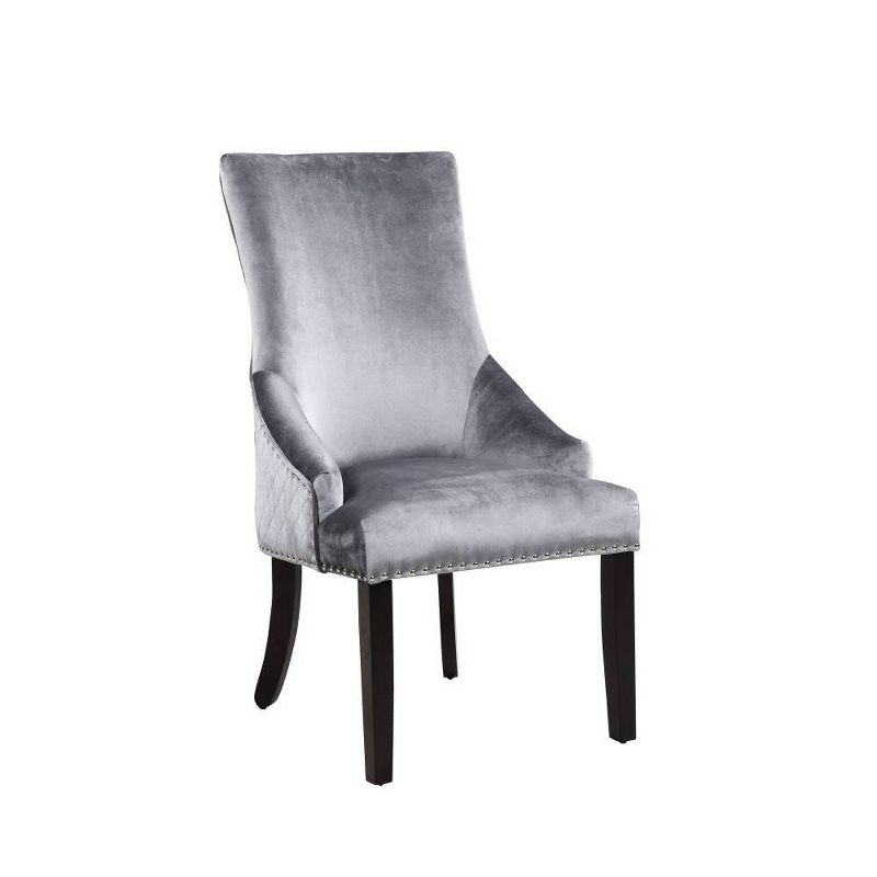 Set of 2 Moishe Dining Chair Gray - Chic Home Design, 4 of 7
