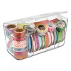 Deflecto Stackable Caddy Organizer, Medium, Clear, 8.8" x 4" x 4.38" - 3 of 4