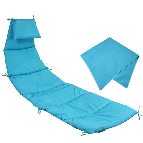 Sunnydaze Outdoor Modern Luxury Replacement Basket Chair Cushion - Blue :  Target