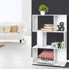 LIVAREEmlen White Three-Layer Simple Household Bookshelf - 2 of 4