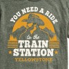 Men's - Yellowstone - You Need A Ride To The Train Station Short Sleeve Graphic T-Shirt - 2 of 4