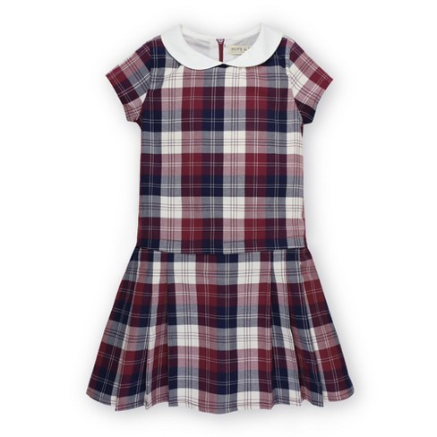 Hope & Henry Girls' Long Sleeve Ruffle Trim Dress, Kids : Target