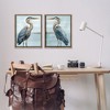 Stupell Industries Detailed Heron Bird Duo 2pc Floating Frame Art Set - 2 of 4