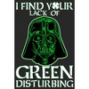 Women's Star Wars St. Patrick's Day Vader Lack of Green Clover T-Shirt - 2 of 4